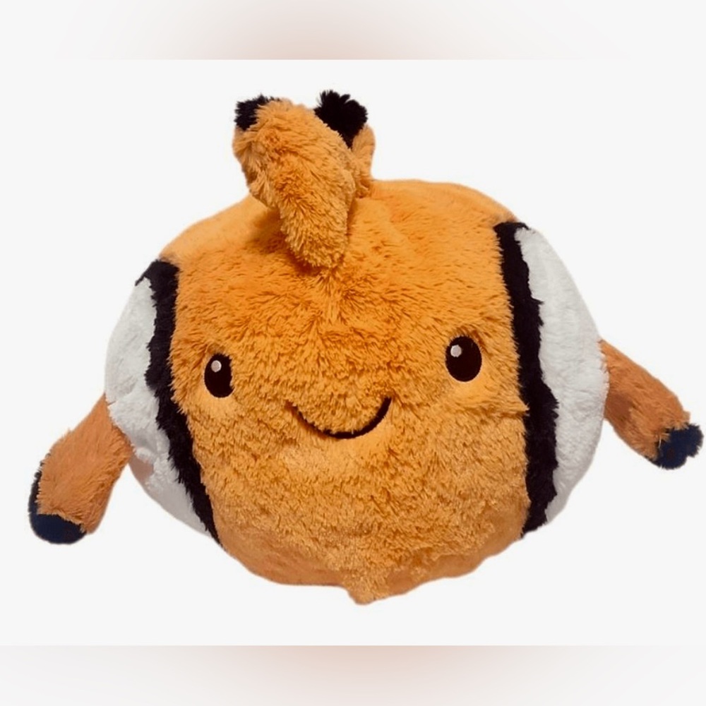 Hug Me Reversible Plushie-Clownfish/Crab Large NWT